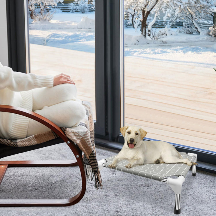 Elevated Pet Bed Dog Cot- Pet Bed for Small Dogs | Raised Dog Bed for Indoor and Outdoor Use for Small Pets