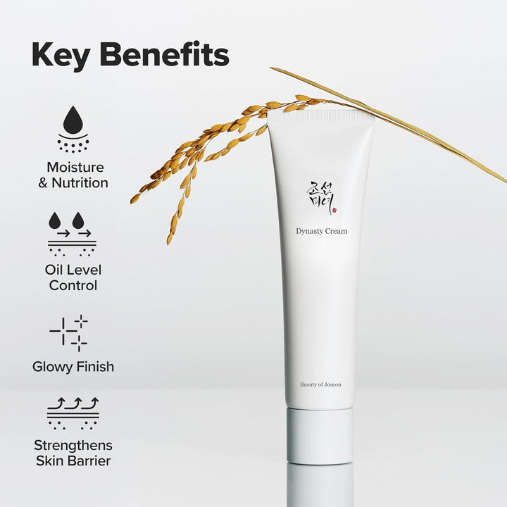 Dynasty Cream Hydrating Face Moisturizer for Dry, Sensitive Skin, Korean Skincare for Men and Women 50Ml, 1.69 Fl.Oz.