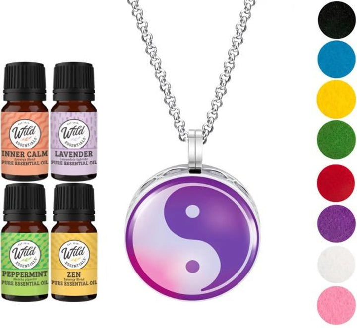 Aromatherapy Necklace Diffuser — 12 Designs