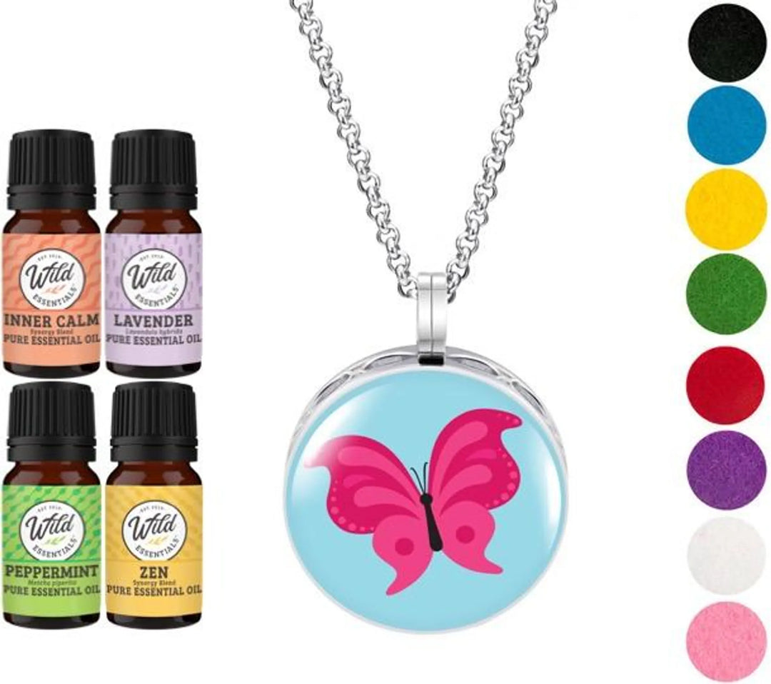 Aromatherapy Necklace Diffuser — 12 Designs