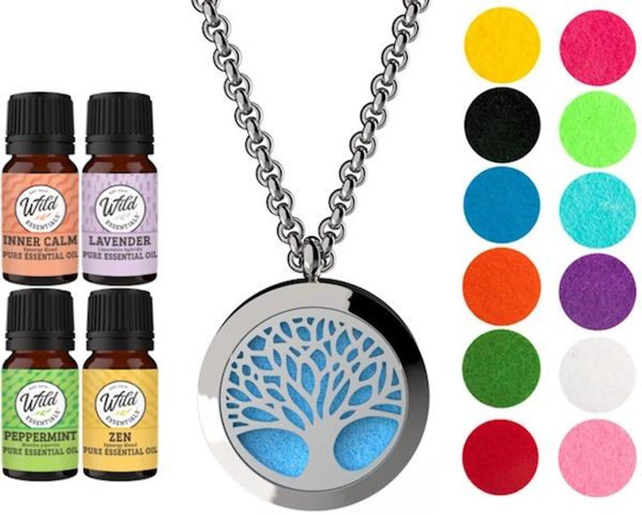 Aromatherapy Necklace Diffuser — 12 Designs