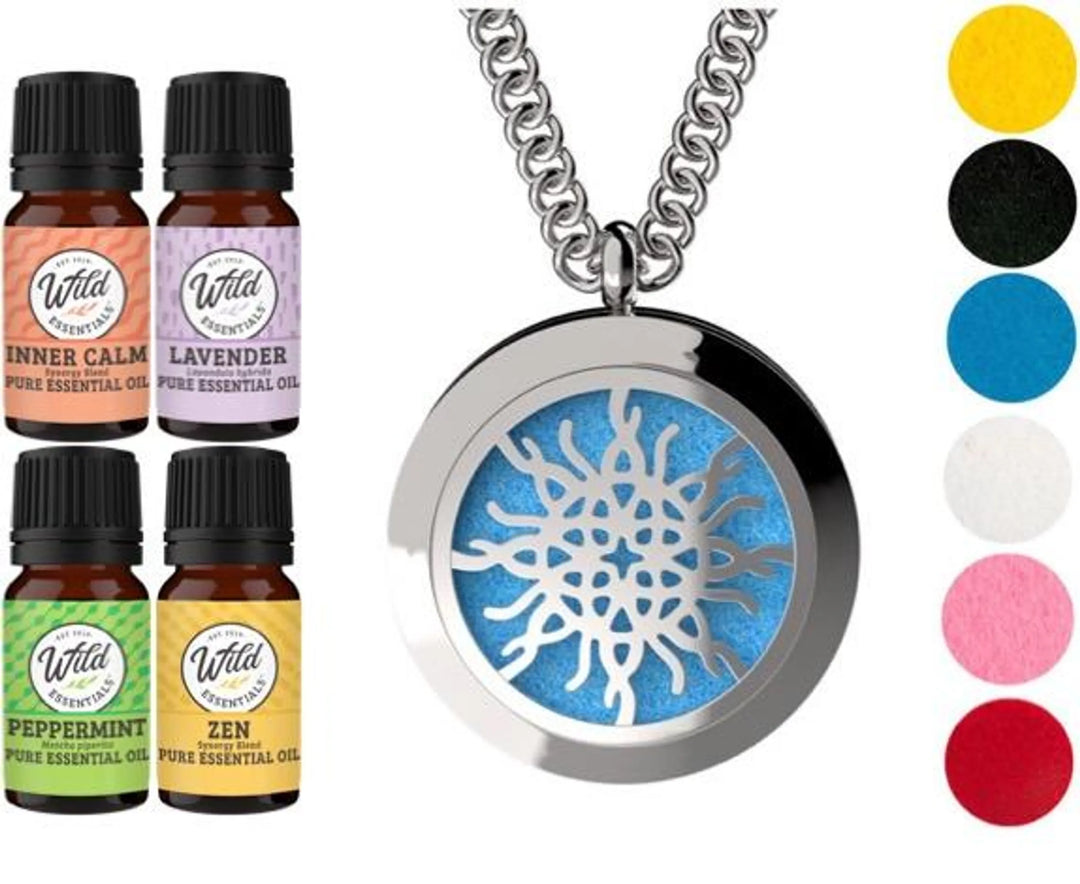 Aromatherapy Necklace Diffuser — 12 Designs