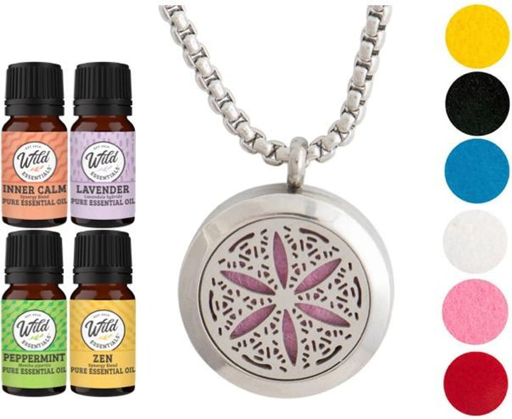 Aromatherapy Necklace Diffuser — 12 Designs