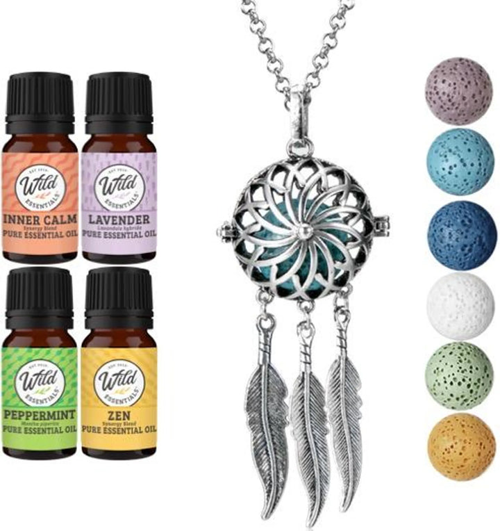 Aromatherapy Necklace Diffuser — 12 Designs
