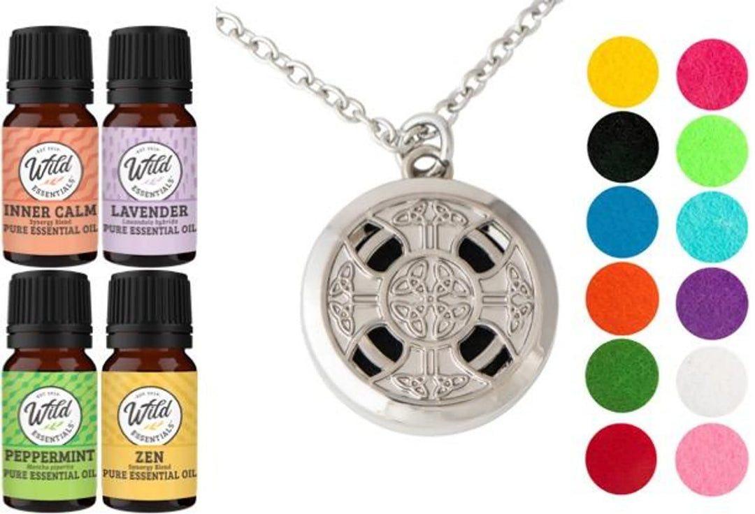 Aromatherapy Necklace Diffuser — 12 Designs