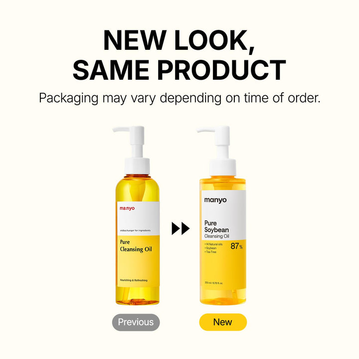 MANYO Pure Cleansing Oil, Natural Oil Cleanser for Face, Makeup Blackhead Remover, Korean Skin Care, 6.76 Fl Oz (200Ml)