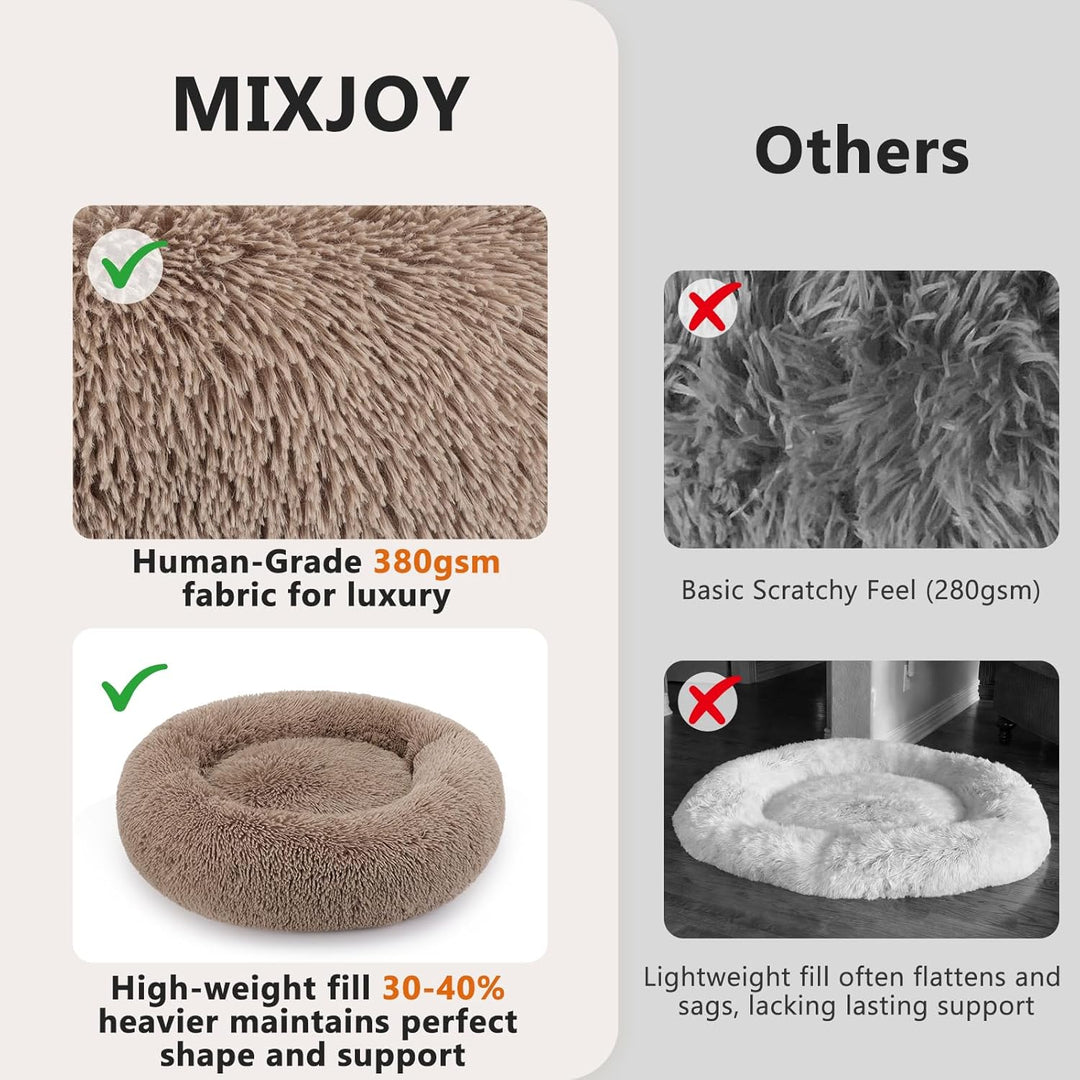 Orthopedic Dog Bed Comfortable Donut Cuddler round Pet Beds Ultra Soft Washable Dog and Cat Cushion (20&