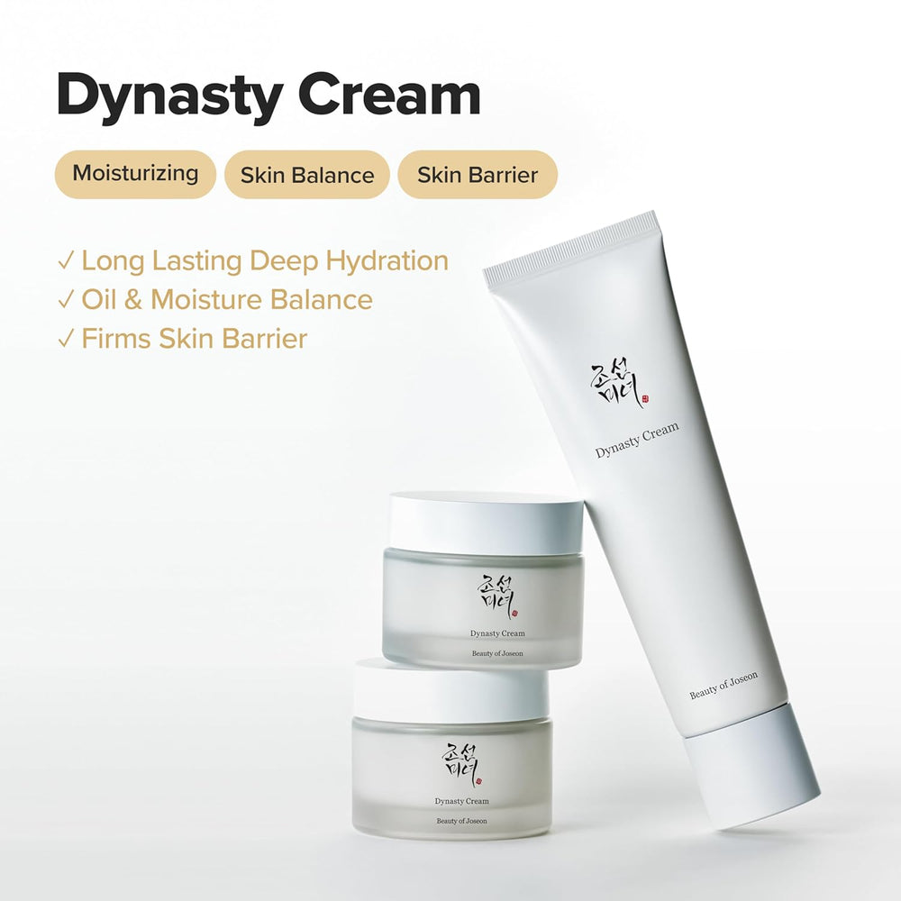 Dynasty Cream Hydrating Face Moisturizer for Dry, Sensitive Skin, Korean Skincare for Men and Women 50Ml, 1.69 Fl.Oz.
