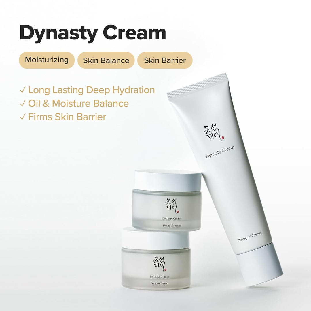 Dynasty Cream Hydrating Face Moisturizer for Dry, Sensitive Skin, Korean Skincare for Men and Women 50Ml, 1.69 Fl.Oz.