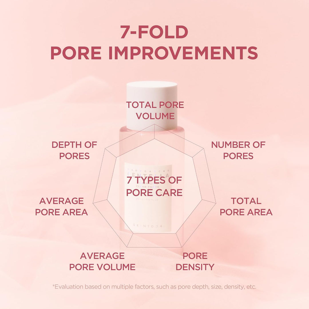 Poremizing Clear Toner 7.10 Fl.Oz, 210Ml, Korean Face Toner with Himalayan Pink Salt &amp; Madagascar Centella, Facial Toner for Pore Care &amp; Oil Balance, Hydrating Essence, Korean Skin Care