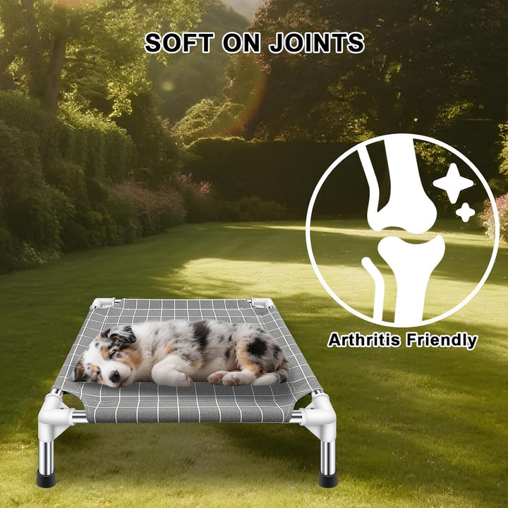 Elevated Pet Bed Dog Cot- Pet Bed for Small Dogs | Raised Dog Bed for Indoor and Outdoor Use for Small Pets
