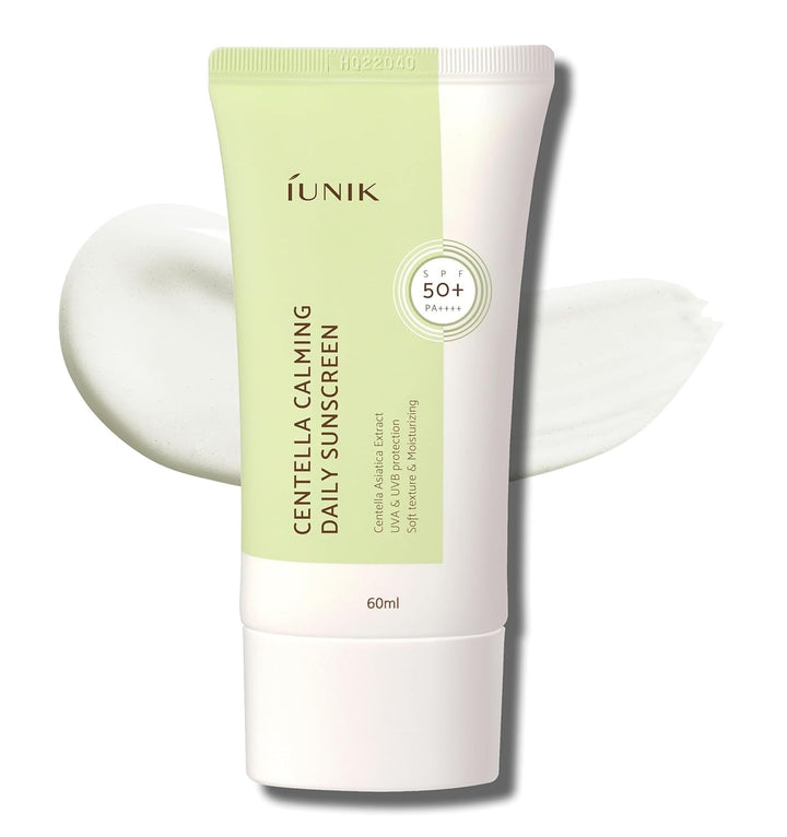 Centella Calming Moisture Daily Sunscreen SPF 50+ PA++++ Matte &amp; No White Cast Centella Asiatica Dry Oily Sensitive Vegan Korean Skincare