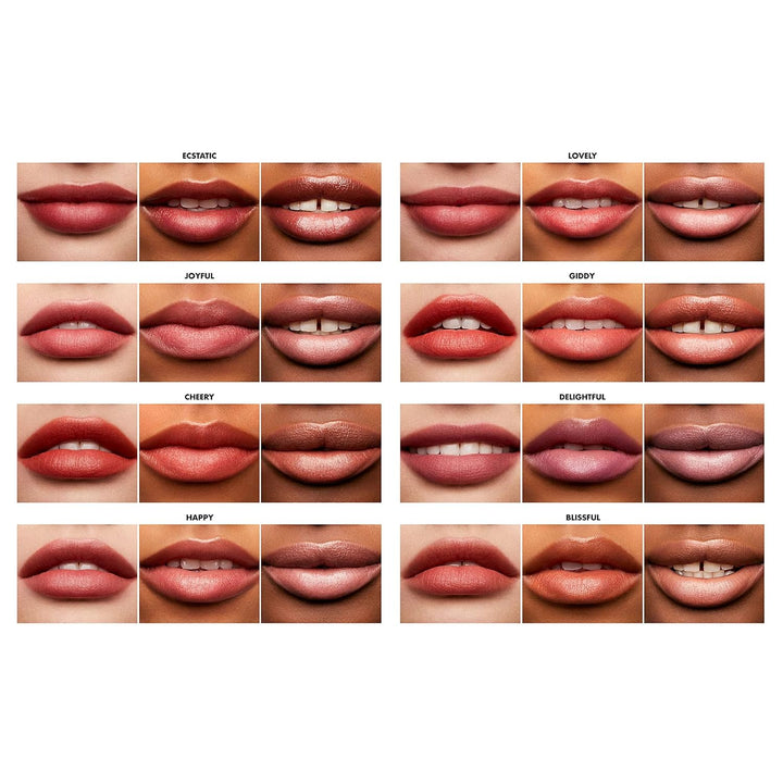 Hydrating Core Lip Shine with Shea Butter &amp; Vitamin E, Tinted Lip Balm for a Smooth, Glossy Finish &amp; Long-Lasting Moisture, Ecstatic Deep Berry