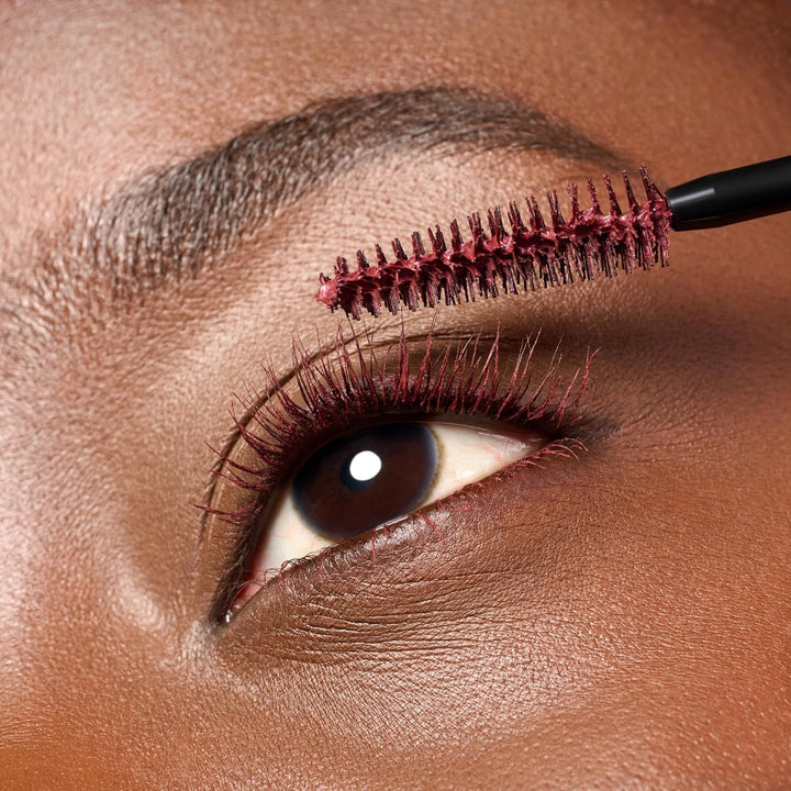 Essence Lash Princess False Lash Effect Mascara, Burgundy (Pack of 1) | Clump-Free Conic Fiber Brush, Volumizing and Lengthening, Red-Purple Mascara, Colored Mascara; Vegan &amp; Cruelty-Free