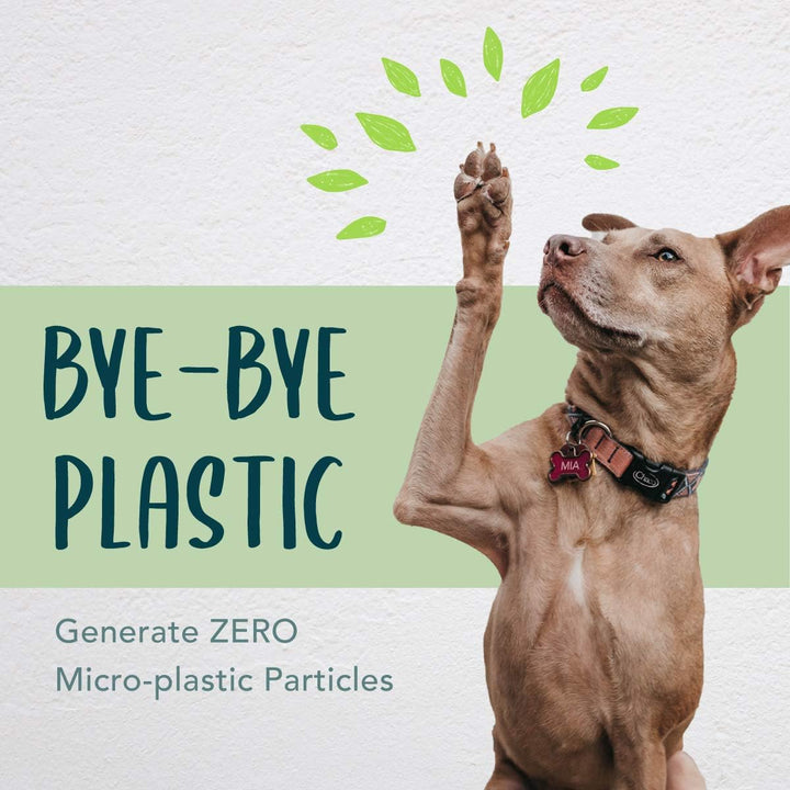 Dog Poop Bag with Holder, Compostable Dog Bags for Poop, Vegetable-Based Doggy Poop Bags, Eco-Friendly, Unscented, Extra Thick and Leak Proof, 120 Counts, 10 Rolls, 9 X 13 Inches