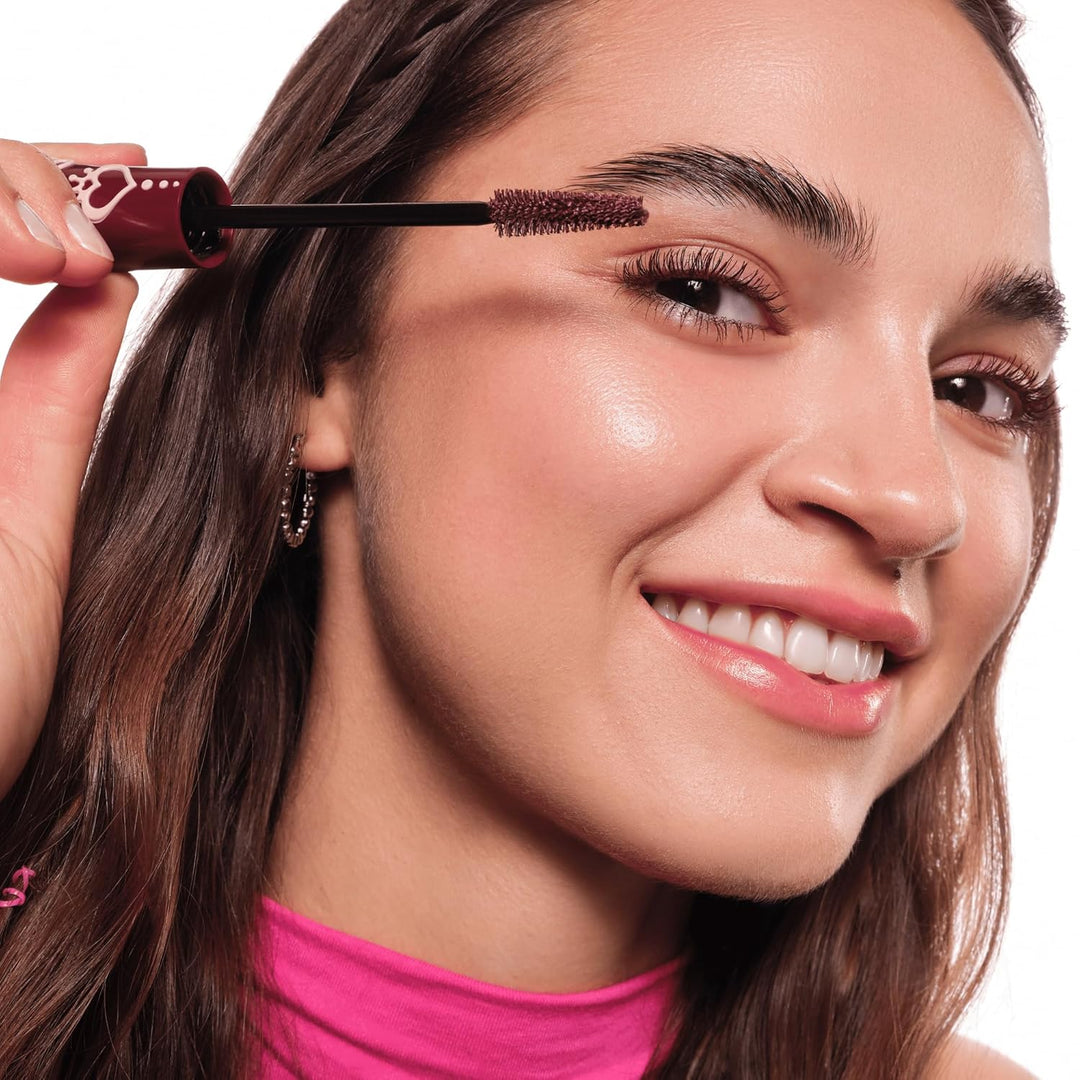 Essence Lash Princess False Lash Effect Mascara, Burgundy (Pack of 1) | Clump-Free Conic Fiber Brush, Volumizing and Lengthening, Red-Purple Mascara, Colored Mascara; Vegan &amp; Cruelty-Free