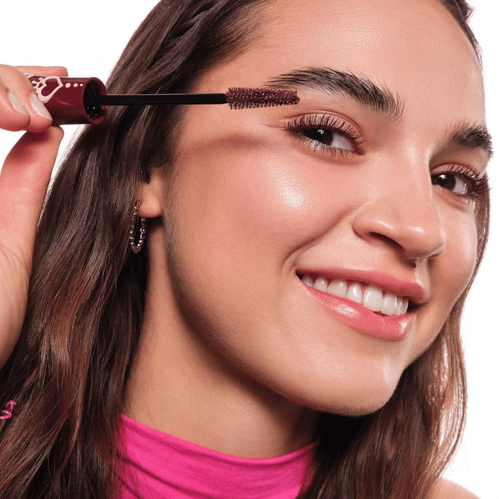 Essence Lash Princess False Lash Effect Mascara, Burgundy (Pack of 1) | Clump-Free Conic Fiber Brush, Volumizing and Lengthening, Red-Purple Mascara, Colored Mascara; Vegan &amp; Cruelty-Free