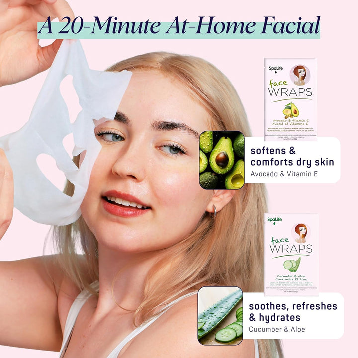 10 Piece Korean Face Mask &amp; Moisturizing Hand Gloves Set | Foot Mask Socks for Dry Cracked Hands &amp; Feet | Korean Skincare Cuticle Repair Mask Women | Self Care Gifts for Women | 10 Pack