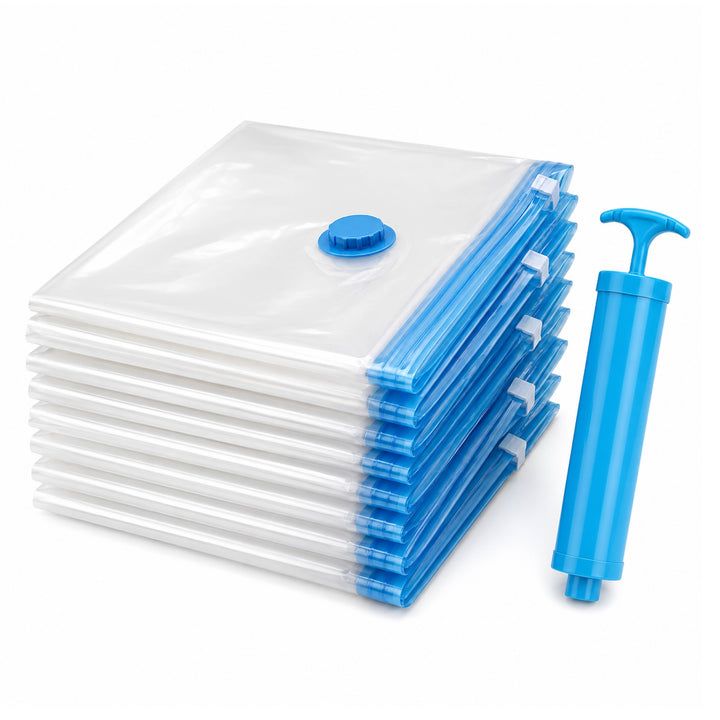 Jumbo Vacuum Storage Bags for Bedding · 10-Pack with Pump